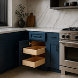 Home Decorators Collection Grayson Mythic Blue Base Kitchen Cabinet