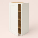 Home Decorators Collection Grayson 18 in. W x 12 in. D x 42 in. H Assembled Plywood Wall Kitchen Cabinet in Pacific White with Soft Close