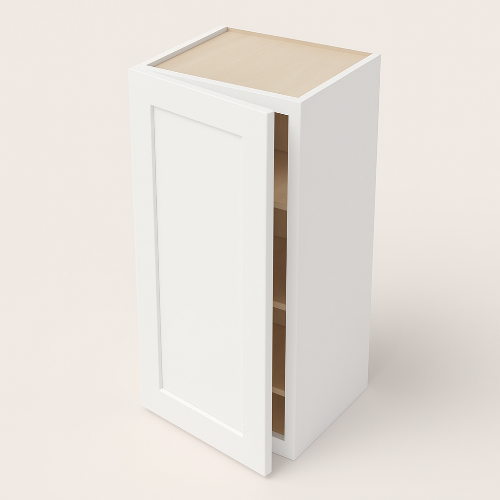 Home Decorators Collection Grayson 15 in. W x 12 in. D x 36 in. H Wall Kitchen Cabinet in Pacific White