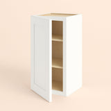 Home Decorators Collection Grayson 15 in. W x 12 in. D x 30 in. H Assembled Plywood Wall Kitchen Cabinet in Pacific White with Soft Close
