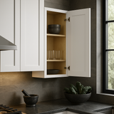 Home Decorators Collection Grayson 18x12x30 Wall Kitchen Cabinet, Pacific White