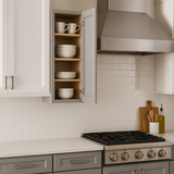 Home Decorators Collection Grayson Pearl Gray Wall Kitchen Cabinet with Soft-Close