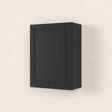 Home Decorators Collection Grayson 18 in. W x 12 in. D x 30 in. H Assembled Plywood Wall Kitchen Cabinet in Deep Onyx with Soft Close