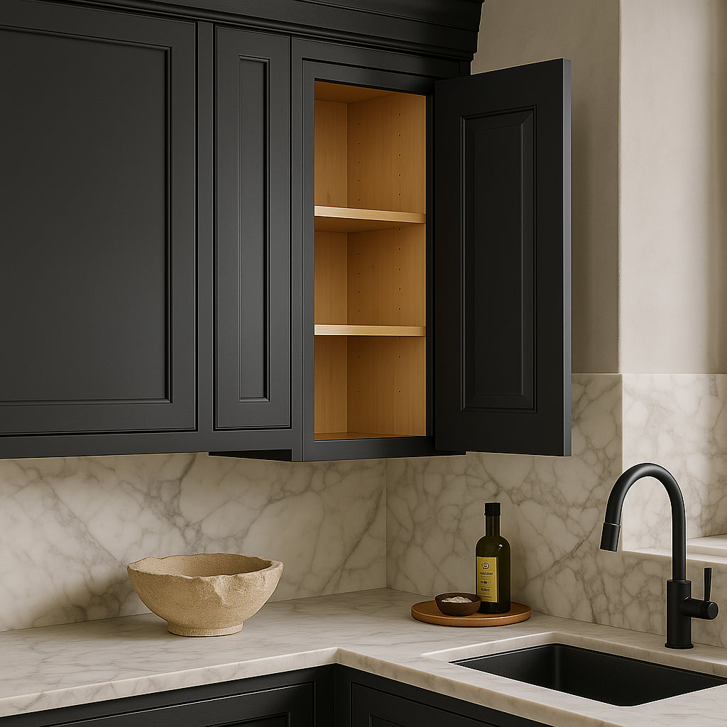 Home Decorators Collection Grayson Deep Onyx Wall Kitchen Cabinet