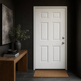 Masonite 36 in. x 80 in. 6-Panel Left Hand Inswing Primed White Smooth Fiberglass Prehung Front Exterior Door