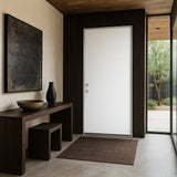 Masonite 36 x 80 in. Premium Flush Right-Hand Inswing Primed Steel Prehung Exterior Door No Brickmold