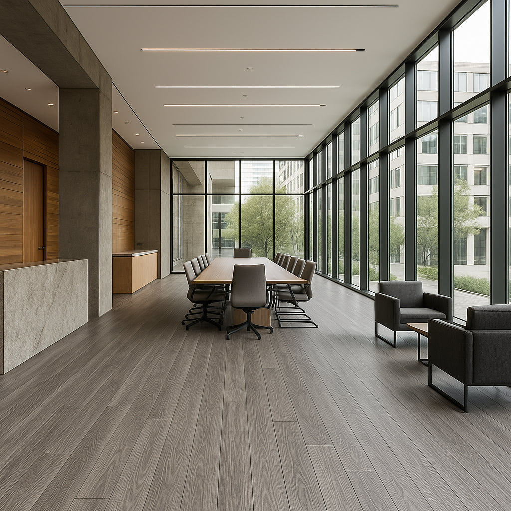 Armstrong Flooring Pro Mark Oxford Oak Heather Gray Vinyl Plank Flooring - Waterproof, Durable, Easy Installation