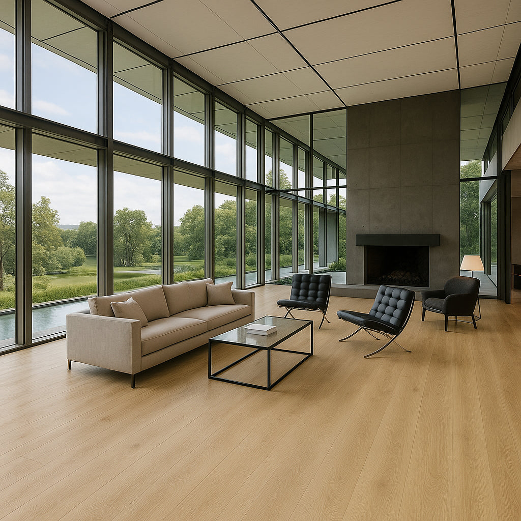 VERT HAUS Raw Linen Oak Waterproof Hybrid Resilient Flooring - 27 sq. ft./Case
