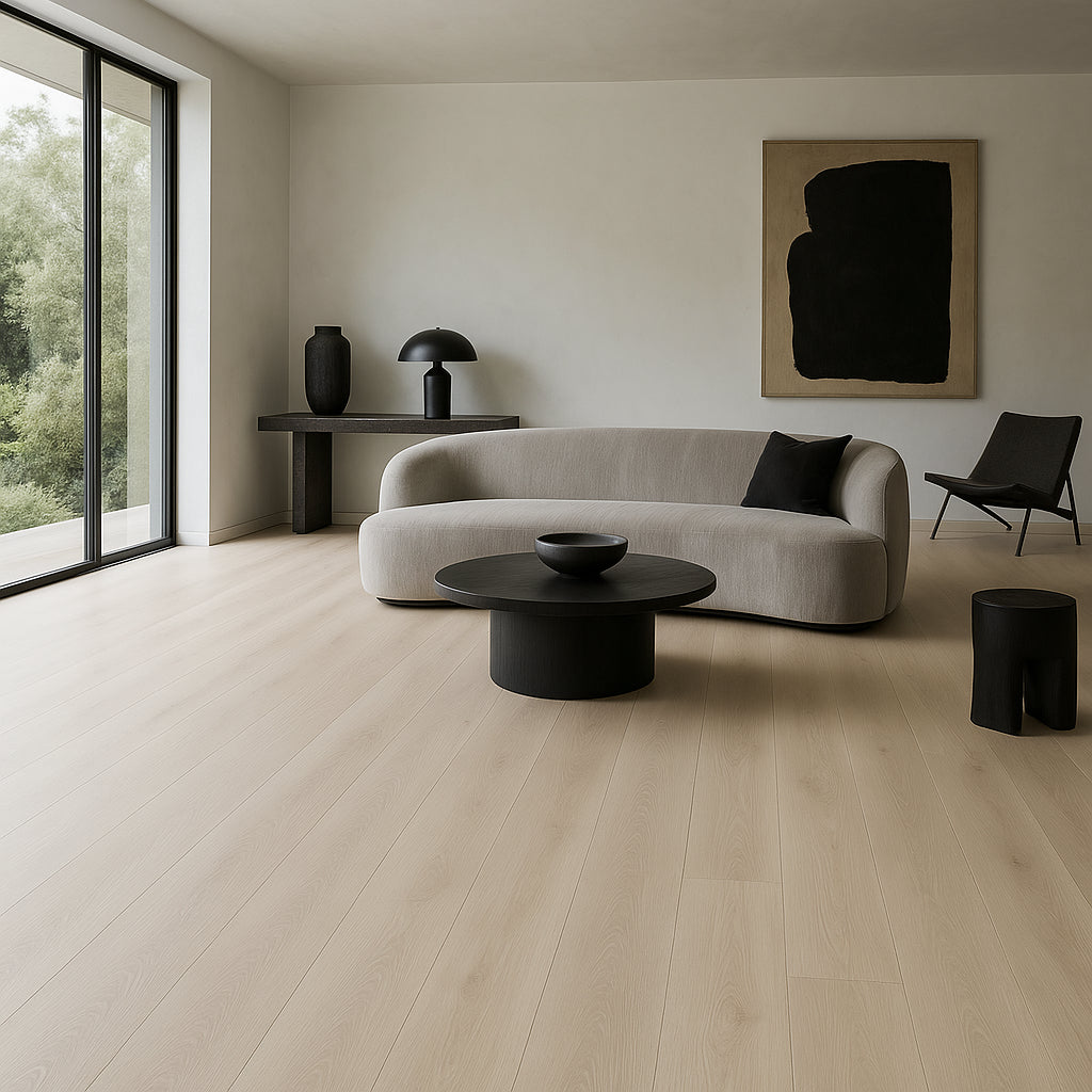 VERT HAUS Snowdrift Oak Waterproof Hybrid Resilient Flooring - 27 sq. ft./Case