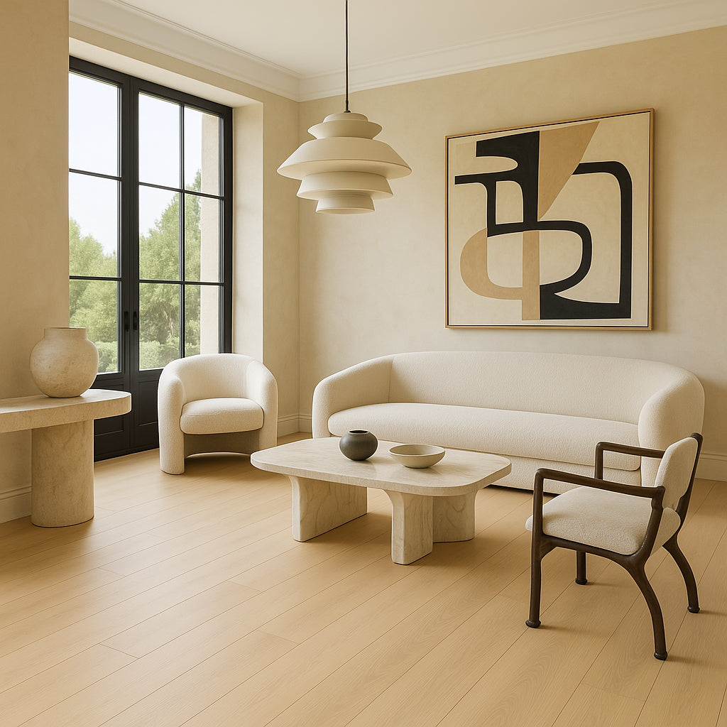 VERT HAUS Sebastian Sand Oak Waterproof Hybrid Resilient Flooring - 27 sq. ft./Case