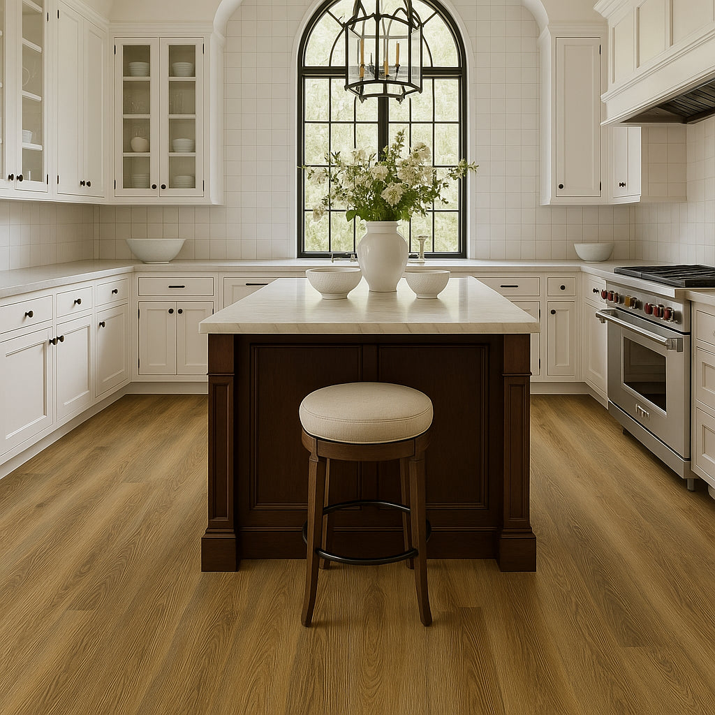 VERT HAUS Autumn Greige Oak Waterproof Hybrid Resilient Flooring - 27 sq. ft./Case