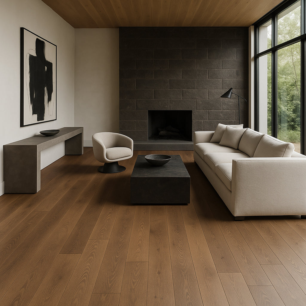 A&A Surfaces Alton Adell Waterproof Hybrid Rigid Core Flooring - 17.96 sq. ft./case
