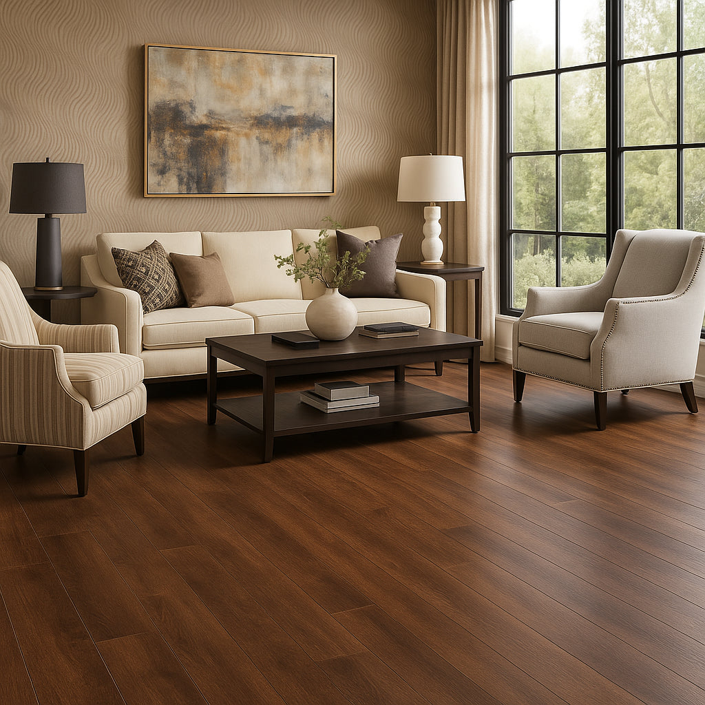 A&A Surfaces Ozark Valley Waterproof Hybrid Flooring - 7.7 in x 48 in