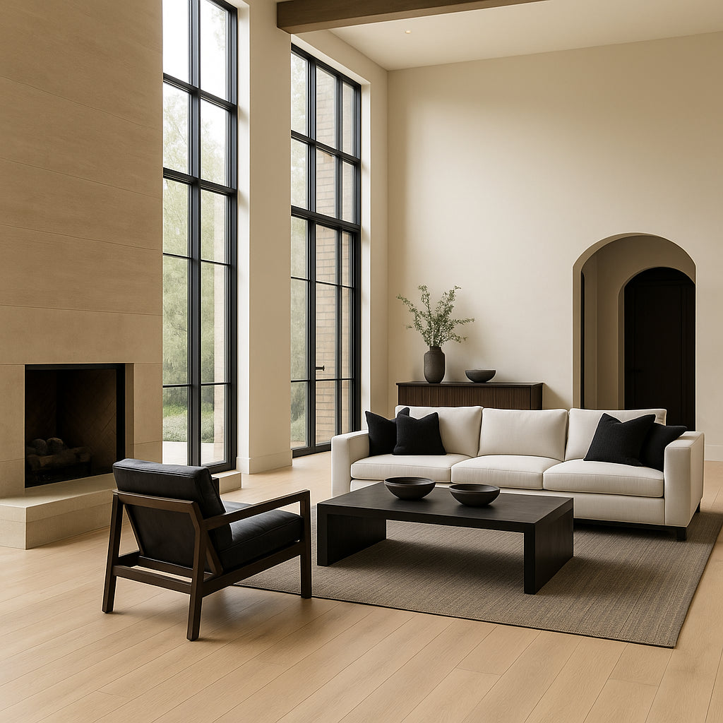 A&A Surfaces Fenwick Oak Waterproof Hybrid Flooring - 7.7 in x 48 in