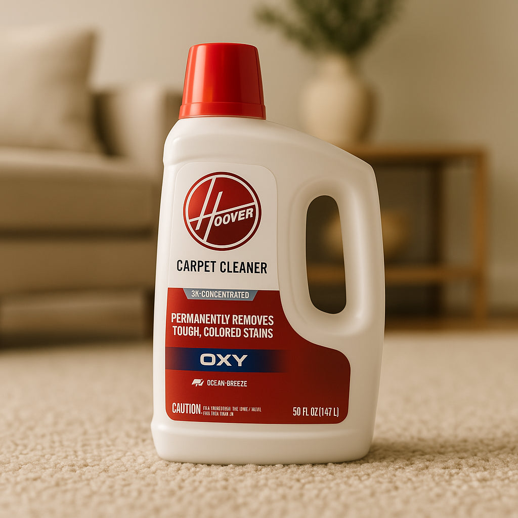 HOOVER 50 oz. Oxy Carpet Cleaner Solution, Ocean Breeze Scent, Stain Remover