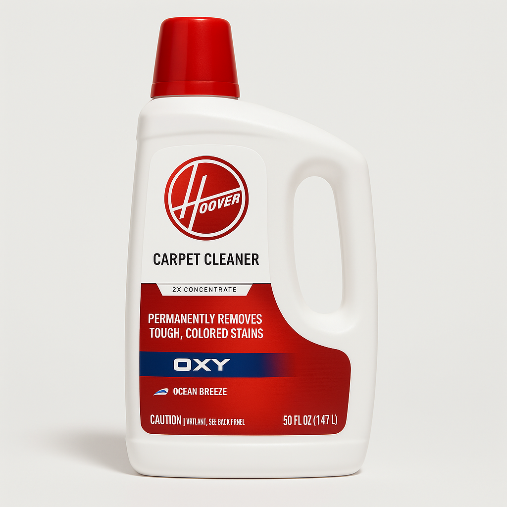 HOOVER 50 oz. Oxy Carpet Cleaner Solution, Ocean Breeze Scent, Stain Remover