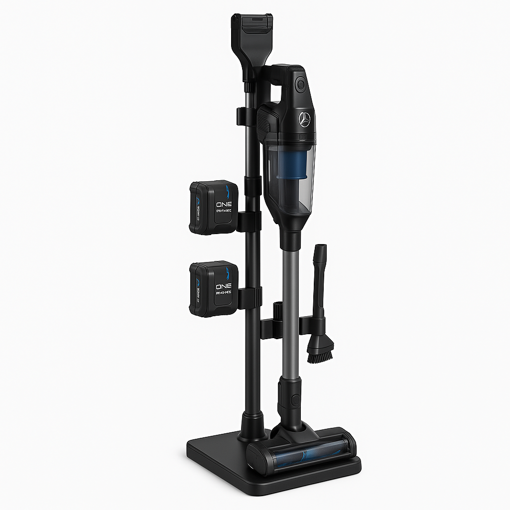 HOOVER ONEPWR Tower Charging Stand for Emerge Stick Vacuum - Dual Battery Charger and Accessory Organizer