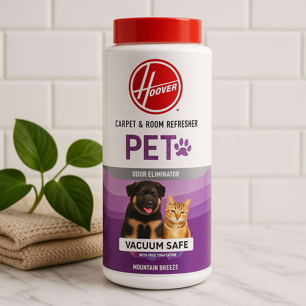 HOOVER 32oz Pet Carpet and Room Refresher Powder, Mountain Breeze Scent