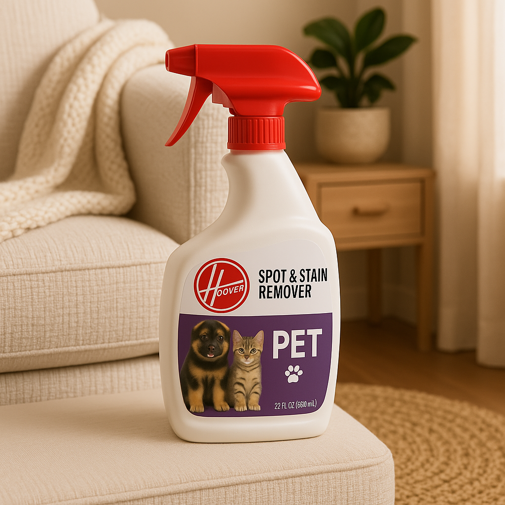 HOOVER Pet Spot and Stain Remover Spray - 22 oz
