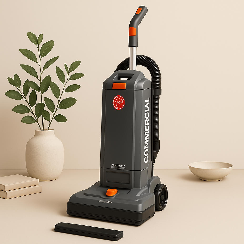 HOOVER Commercial HushTone 13'' Corded HEPA Upright Vacuum Cleaner w/ IntelliBelt