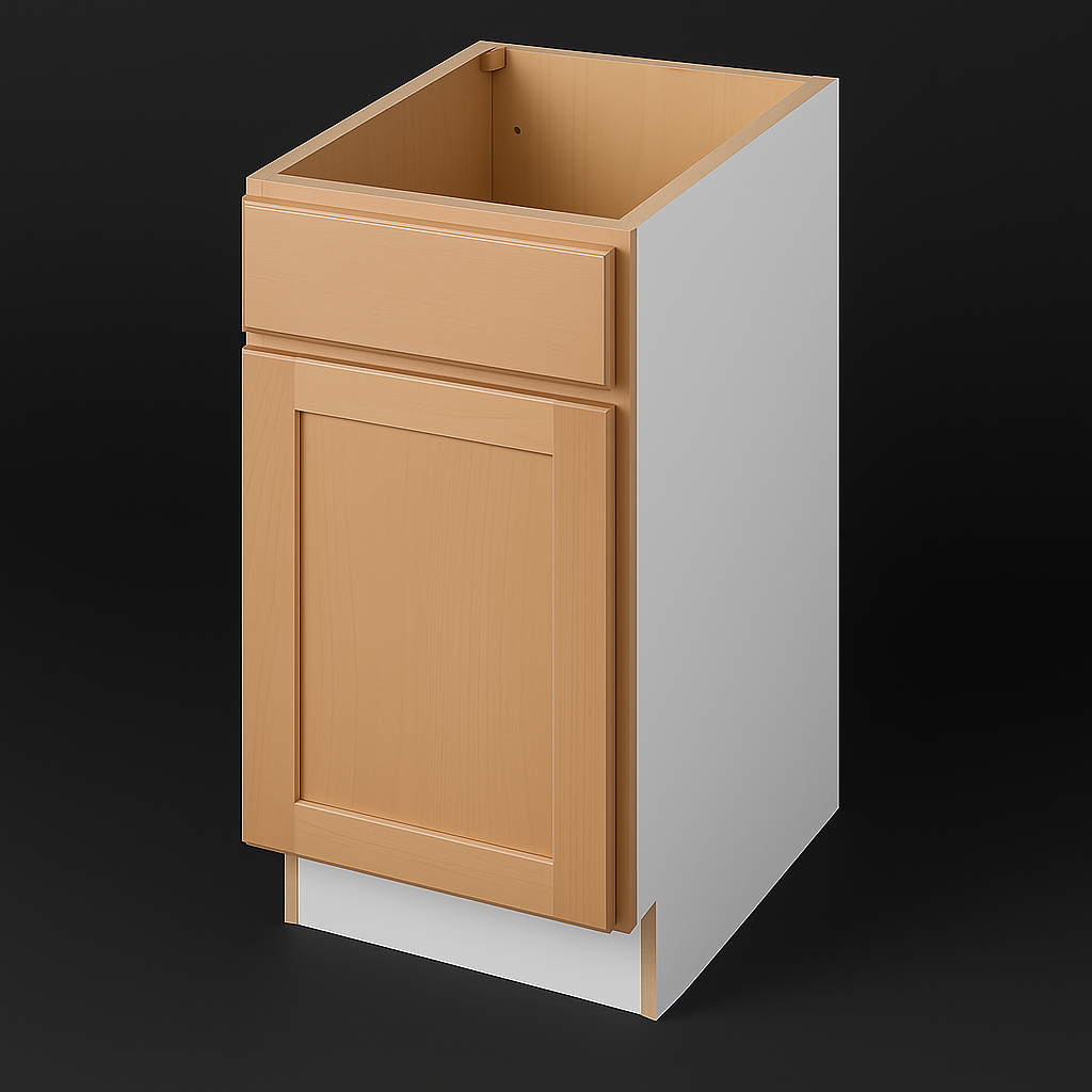 Hampton Bay 12 in. W x 24 in. D x 34.5 in. H Ready-to-Assemble Base Kitchen Cabinet with CLICKREADY Technology