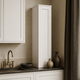 Hampton Bay Avondale Shaker Wall Kitchen Cabinet, Alpine White, 9 in. W x 12 in. D x 36 in. H