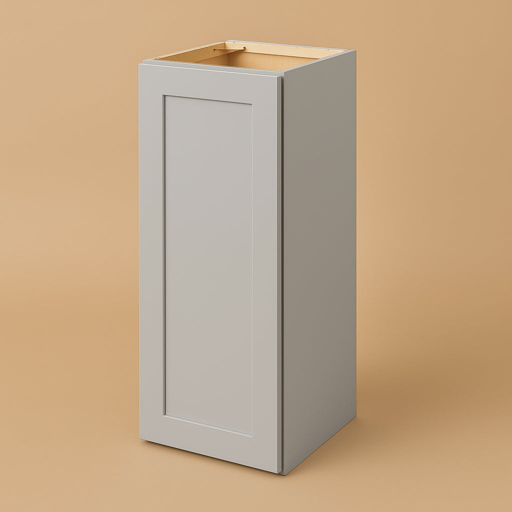 Hampton Bay Avondale 15 in. W x 12 in. D x 36 in. H Ready to Assemble Plywood Shaker Wall Kitchen Cabinet in Dove Gray