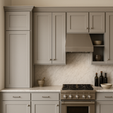 Hampton Bay Avondale Shaker Wall Kitchen Cabinet, Dove Gray, 15x12x36 in.