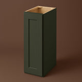 Hampton Bay Avondale Shaker Wall Kitchen Cabinet, 9 in. W x 12 in. D x 30 in. H, Fern Green