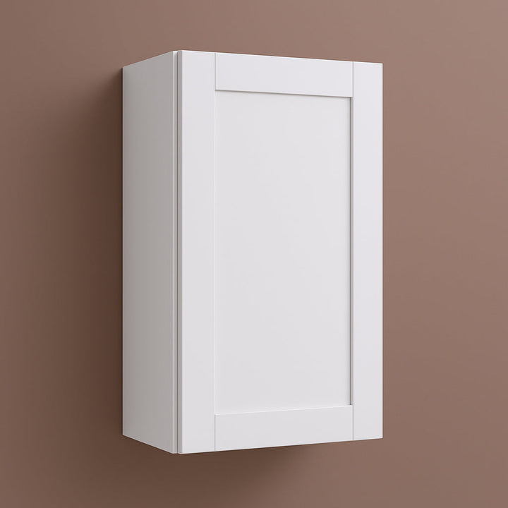 MILL'S PRIDE Richmond Verona White Plywood Shaker Wall Kitchen Cabinet, 18 in W x 12 in D x 30 in H