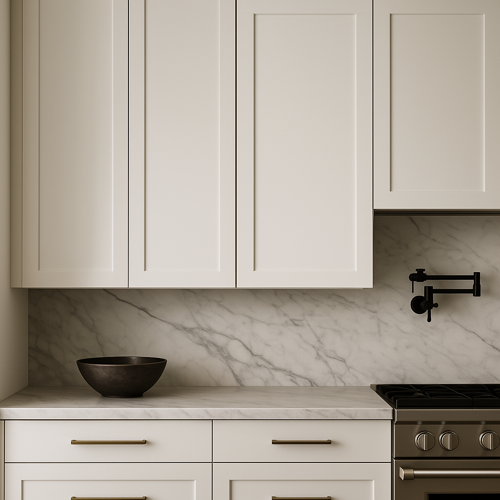 MILL'S PRIDE Richmond Verona White Plywood Shaker Wall Kitchen Cabinet, 18 in W x 12 in D x 30 in H