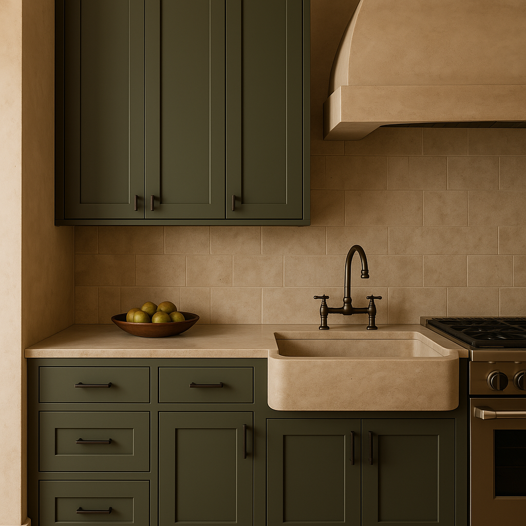 Hampton Bay Avondale 9 in. W x 12 in. D x 36 in. H Ready to Assemble Plywood Shaker Wall Kitchen Cabinet in Fern Green