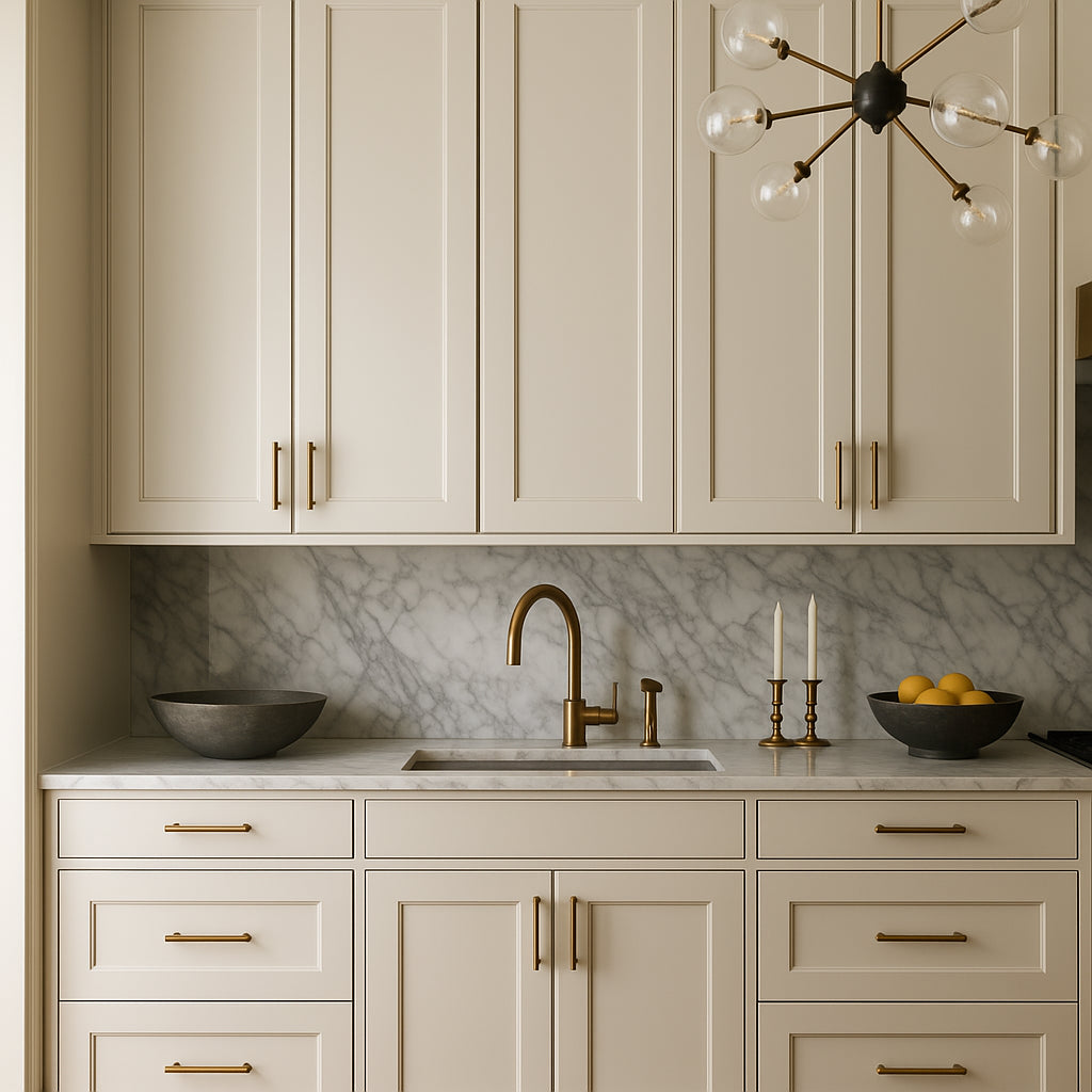 Hampton Bay Avondale Shaker Wall Kitchen Cabinet, 9 in. W x 12 in. D x 36 in. H, Antique White