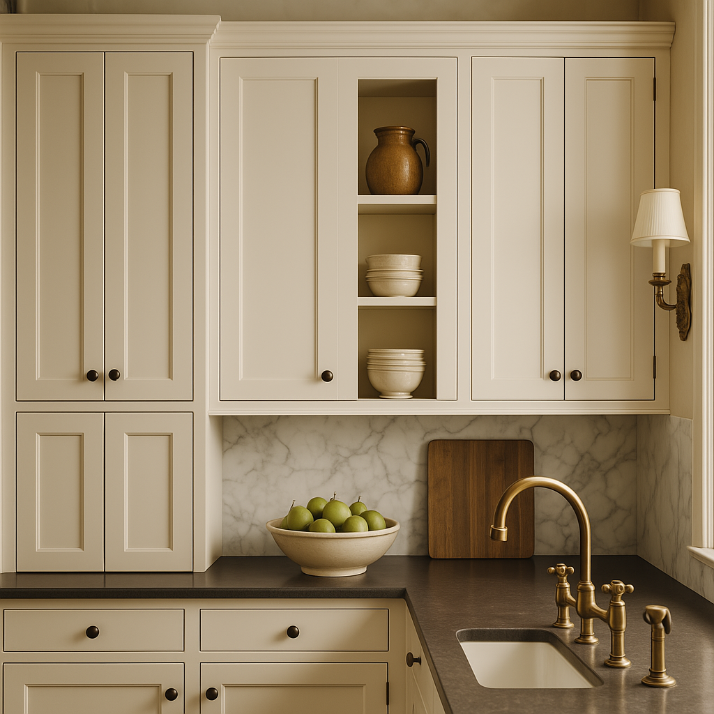 Hampton Bay Avondale Shaker Wall Kitchen Cabinet, 9 in. W x 12 in. D x 36 in. H, Antique White