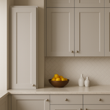 Hampton Bay Avondale Shaker Wall Kitchen Cabinet, Dove Gray, 9 in. W x 12 in. D x 36 in. H