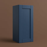 MILL'S PRIDE Richmond Valencia Blue Plywood Shaker Wall Kitchen Cabinet - 12" W x 12" D x 30" H