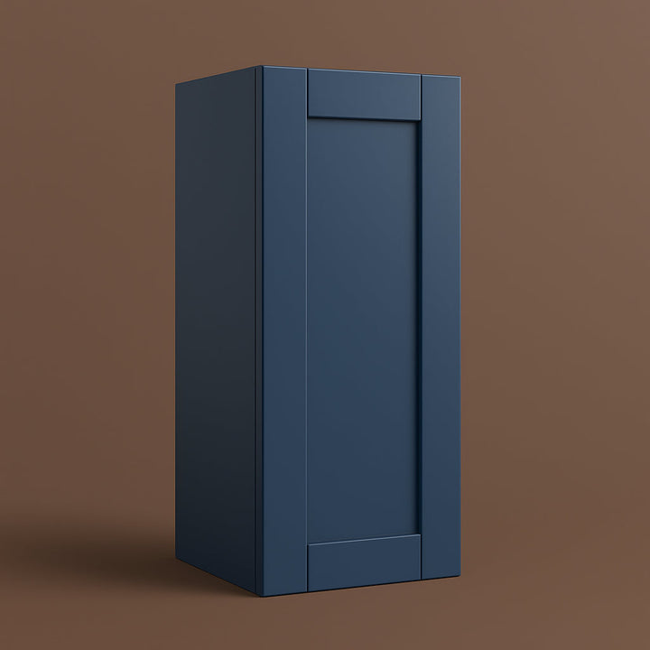 MILL'S PRIDE Richmond Valencia Blue Plywood Shaker Wall Kitchen Cabinet - 12" W x 12" D x 30" H
