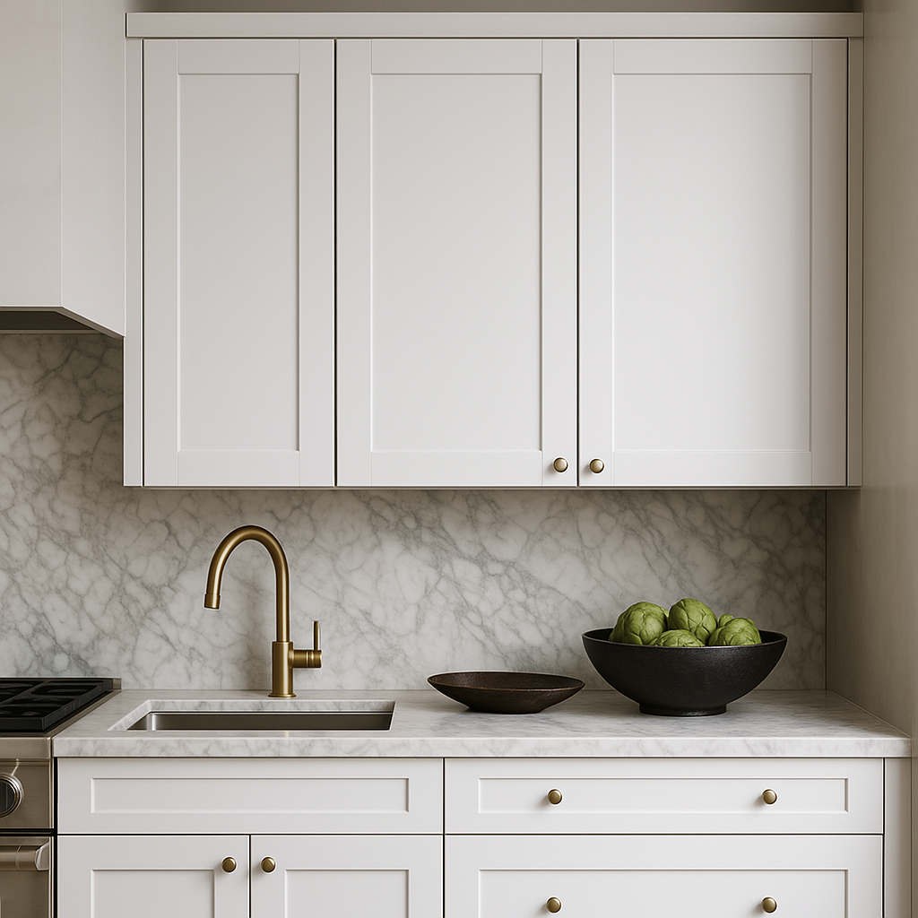 MILL'S PRIDE Richmond Verona White Plywood Shaker Wall Kitchen Cabinet - 12 in W x 12 in D x 36 in H