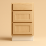 Hampton Bay Ready to Assemble Drawer Base Kitchen Cabinet, 18 in. W x 24 in. D x 34.5 in. H, Unfinished with CLICKREADY Technology