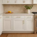 Hampton Bay Avondale Shaker Base Kitchen Cabinet, 21 in. W x 24 in. D x 34.5 in. H, Alpine White