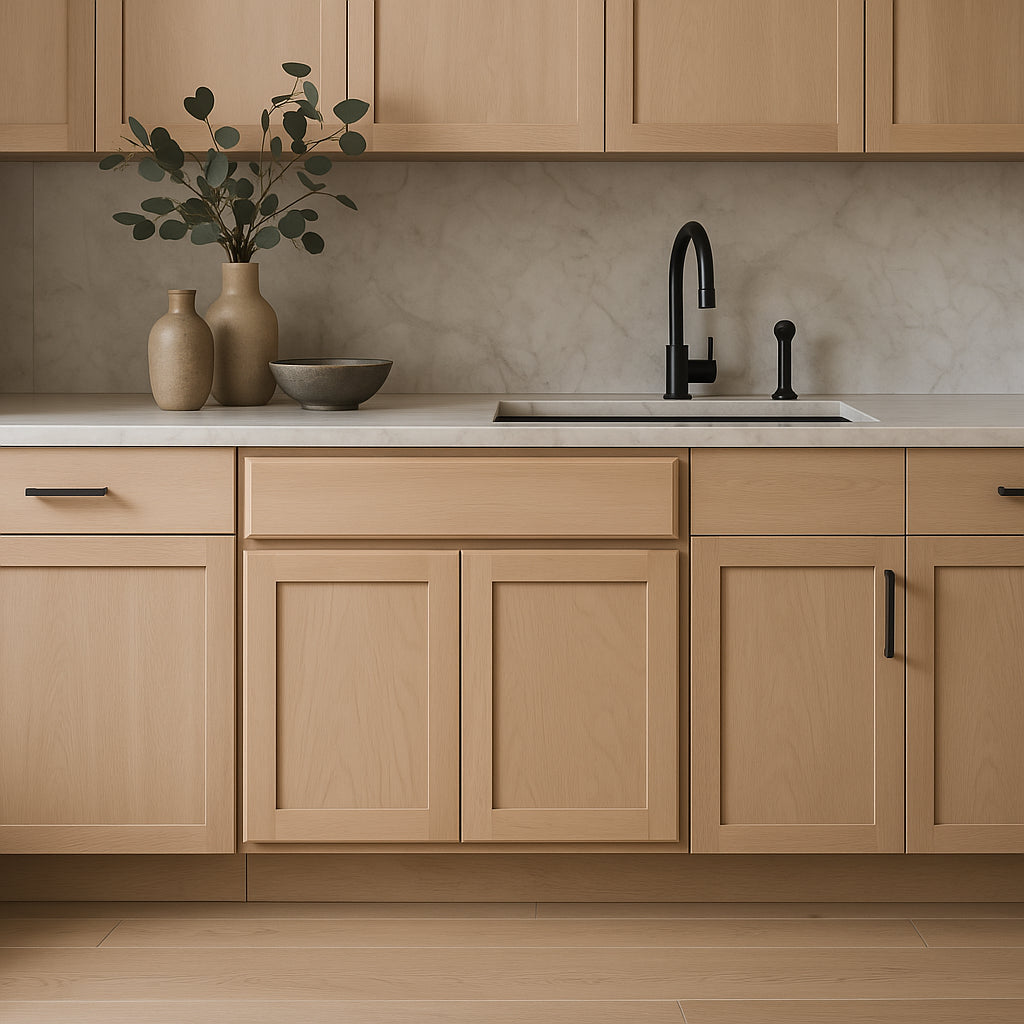 Hampton Bay 36 in. W x 24 in. D x 34.5 in. H Unfinished Base Kitchen Cabinet with CLICKREADY Technology