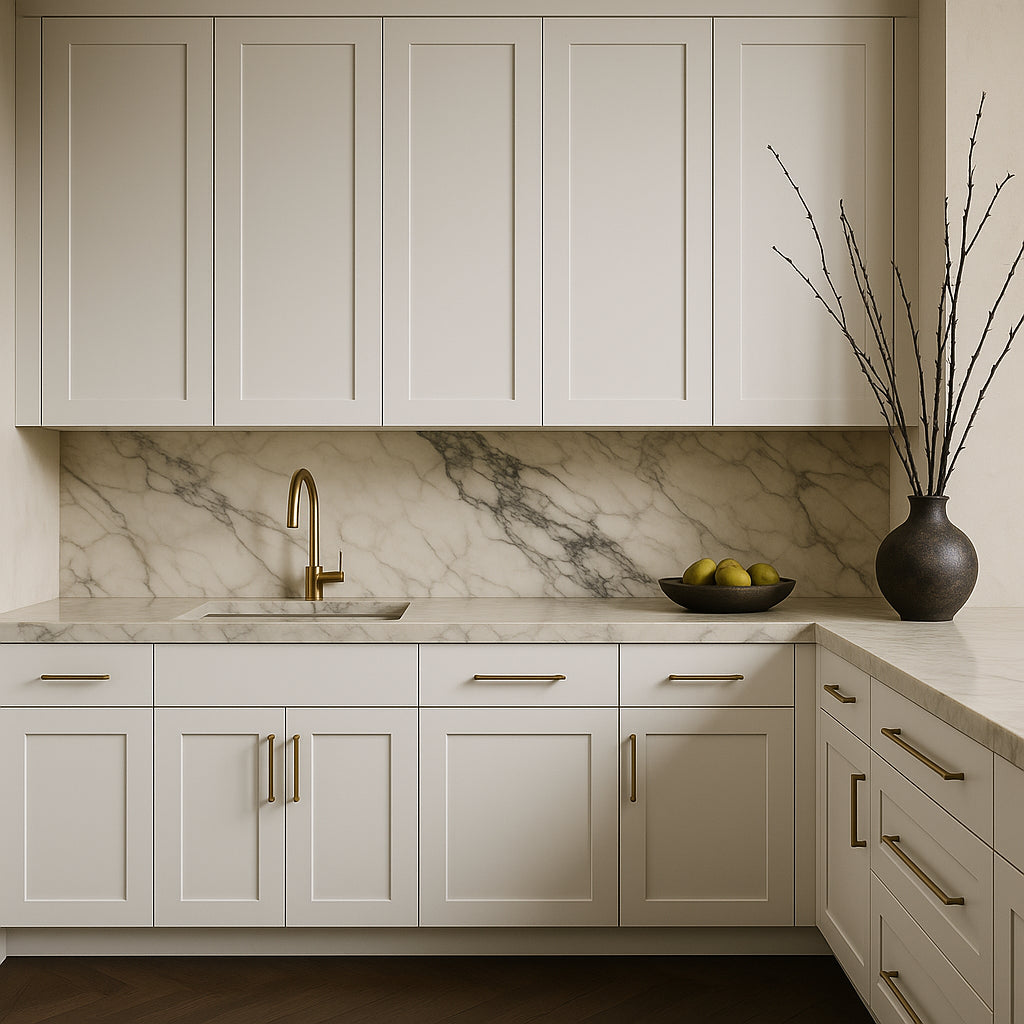 Hampton Bay Avondale Shaker Wall Kitchen Cabinet, 12 in. W x 12 in. D x 30 in. H, Alpine White