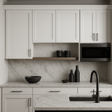 Hampton Bay Avondale Shaker Wall Kitchen Cabinet, Alpine White, 18 in. W x 12 in. D x 36 in. H