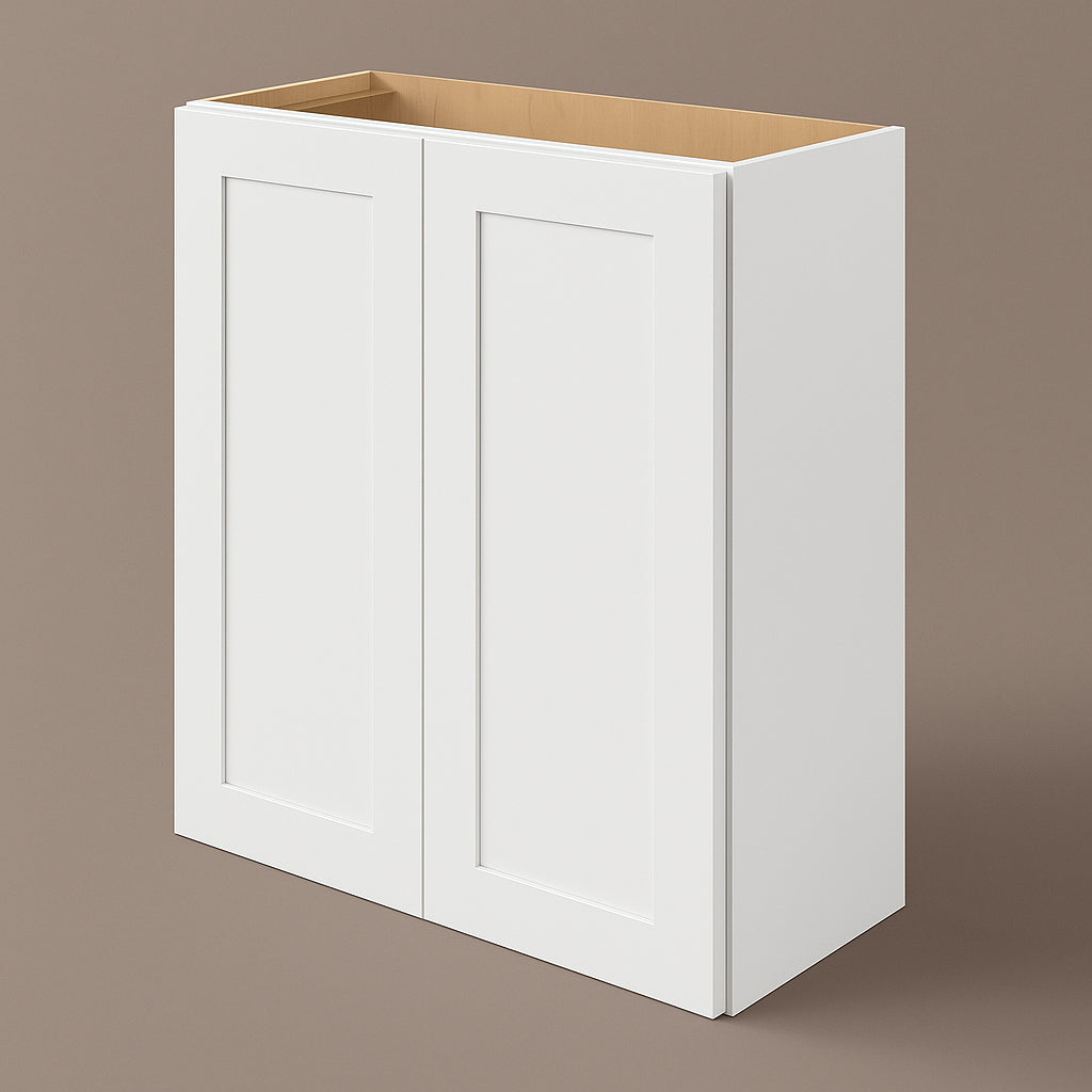 Hampton Bay Avondale Shaker Wall Kitchen Cabinet, 27 in. W x 12 in. D x 30 in. H, Alpine White