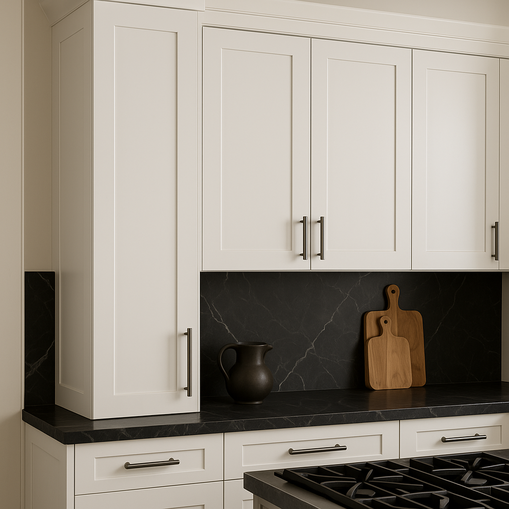 Hampton Bay Avondale Shaker Wall Kitchen Cabinet, 12 in. W x 12 in. D x 42 in. H, Alpine White