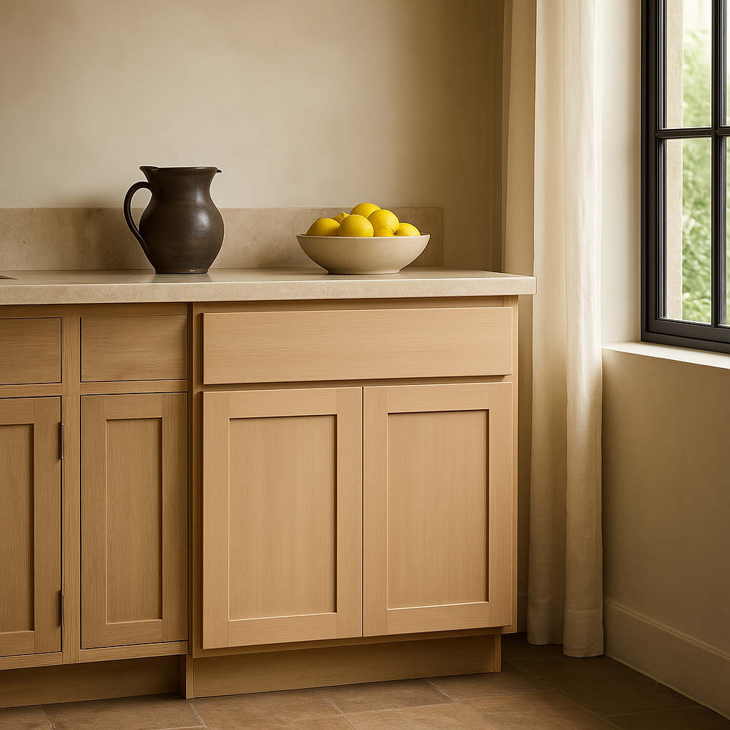 Hampton Bay 27 in. W x 24 in. D x 34.5 in. H Ready-to-Assemble Base Kitchen Cabinet with CLICKREADY Technology