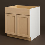 Hampton Bay 33 in. W x 24 in. D x 34.5 in. H Ready to Assemble Sink Base Kitchen Cabinet with CLICKREADY Technology