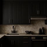 Hampton Bay Avondale Shaker Wall Kitchen Cabinet, 18 in. W x 12 in. D x 30 in. H, Raven Black