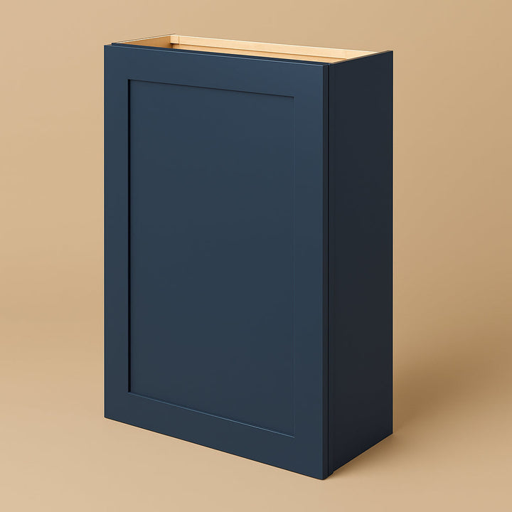 Hampton Bay Avondale Shaker Wall Kitchen Cabinet, 24 in. W x 12 in. D x 36 in. H, Ink Blue