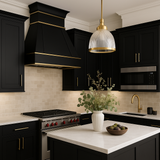 Hampton Bay Avondale Shaker Wall Kitchen Cabinet, 18 in. W x 12 in. D x 42 in. H, Raven Black